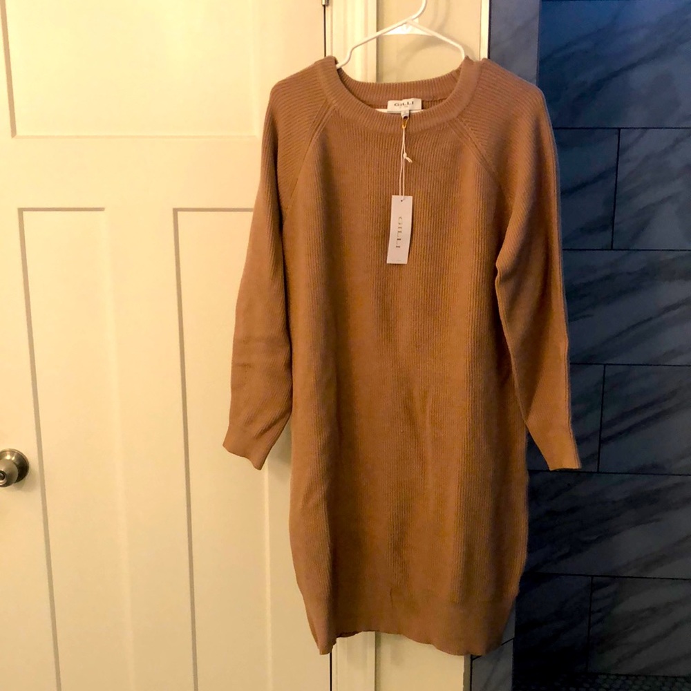 Oversized sweater dress